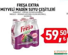 FREŞA EXTRA MEYVELİ MADEN SUYU 6X200 ML fiyat ve kampanya bilgisi